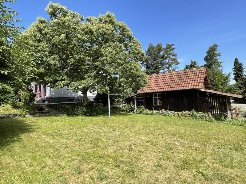 An ruhiger Lage: 6.5 Zi-Einfamilienhaus mit Landreserve und grosser, romantischer Gartenanlage (9)