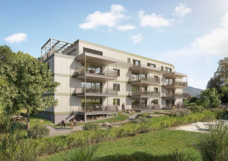Natürlich schön wohnen - moderne 4.5-Zimmer-Attika-Neubauwohnung (1)