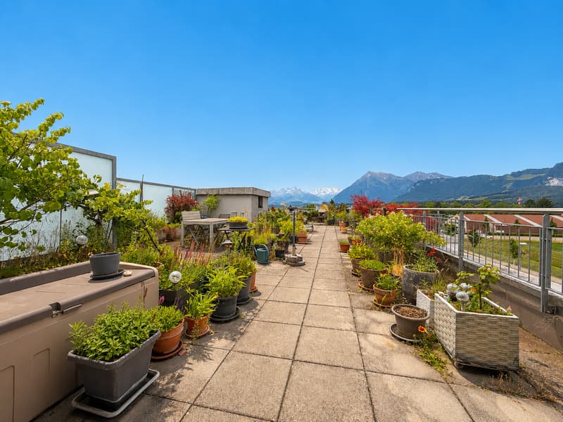 Alpenpanorama, Privatsphäre und Perfektion – exklusive 7-Zimmer Attikawohnung (5)