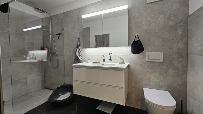 Badezimmer 2 mit Dusche (begehbar)