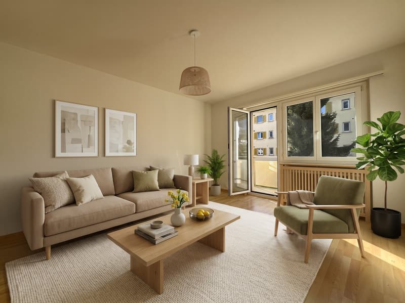 Moderne Hochparterre-Wohnung zu vermieten! (4)