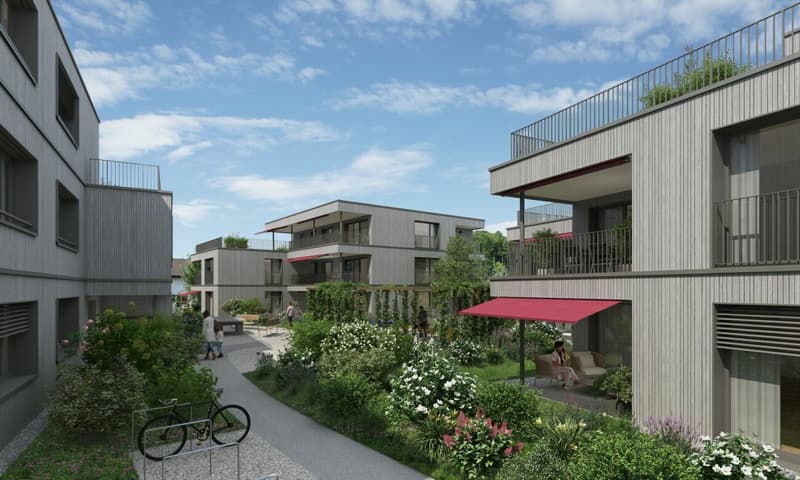 Moderne, grosse Garten-Maisonette-Wohnung an ruhiger Lage (1)