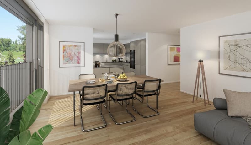 Moderne, grosse Garten-Maisonette-Wohnung an ruhiger Lage (3)