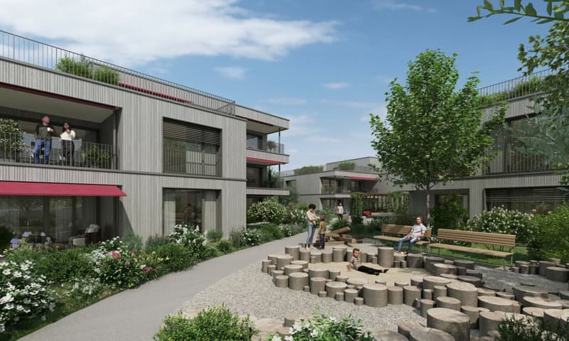 Moderne, grosse Garten-Maisonette-Wohnung an ruhiger Lage (2)