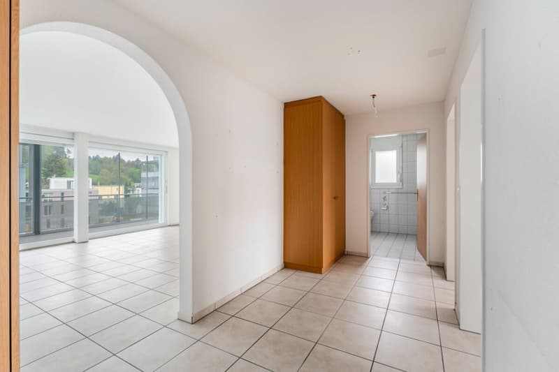 Korridor mit Einbauschrank