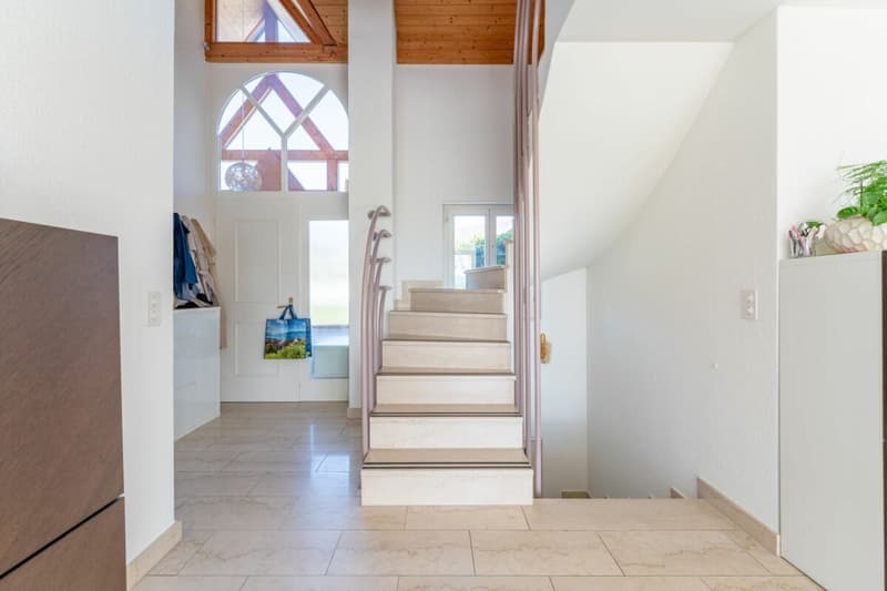 Treppe und Eingang
