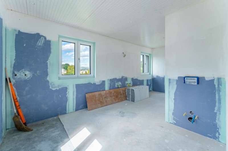 Rohbau Badezimmer OG