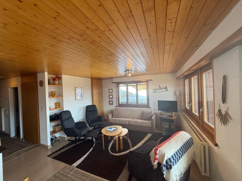 Bel appartement 2 1/2 pièces à vendre dans la station de la Tzoumaz 4 Vallées (2)