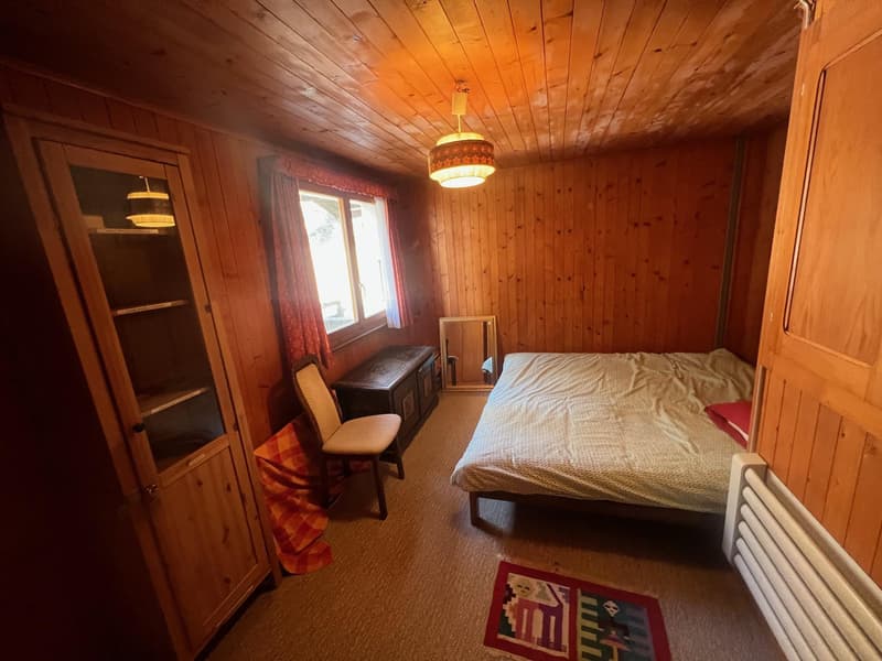 Occasion à saisir a vendre à la Tzoumaz chalet mitoyen de 4 pièces dans quartier calme (9)