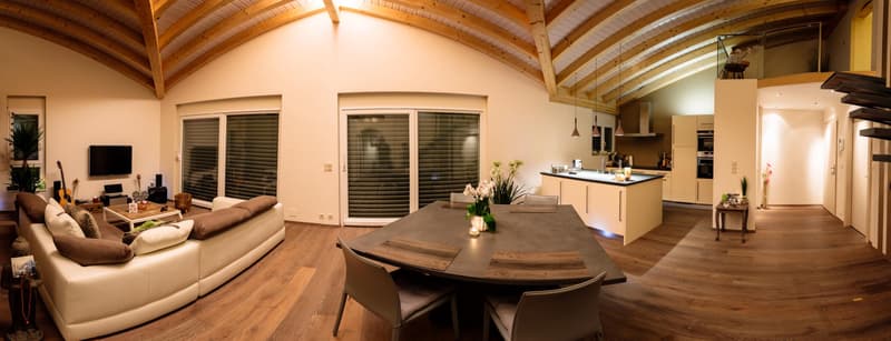 Magnifique attique duplex meublé de standing - 4,5 pièces à Champlan (4)