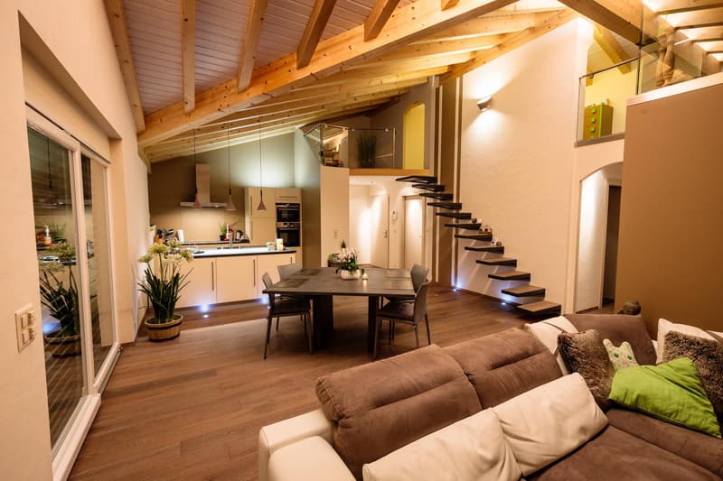 Magnifique attique duplex meublé de standing - 4,5 pièces à Champlan (1)