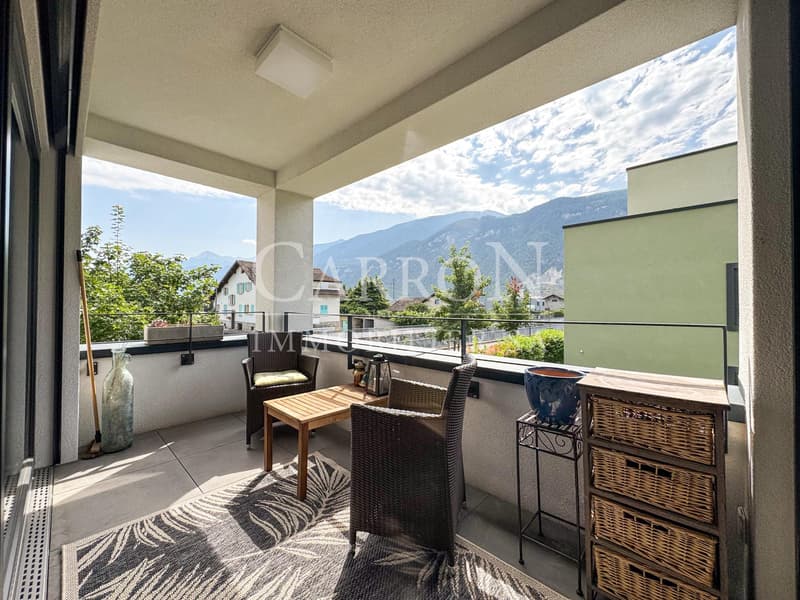 2.5 pièces moderne et lumineux avec terrasse à Uvrier (6)