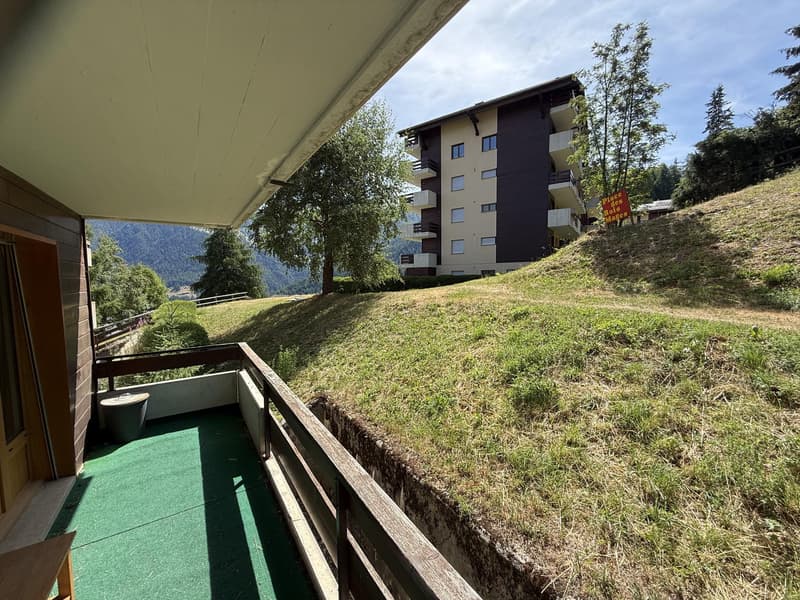 Dans la belle station de la Tzoumaz à vendre appartement 2 1/2 pièces (10)
