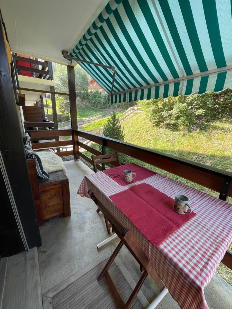 EN EXCLUSIVITE a vendre 2.5 pièces dans la station de la Tzoumaz 4 Vallées (11)