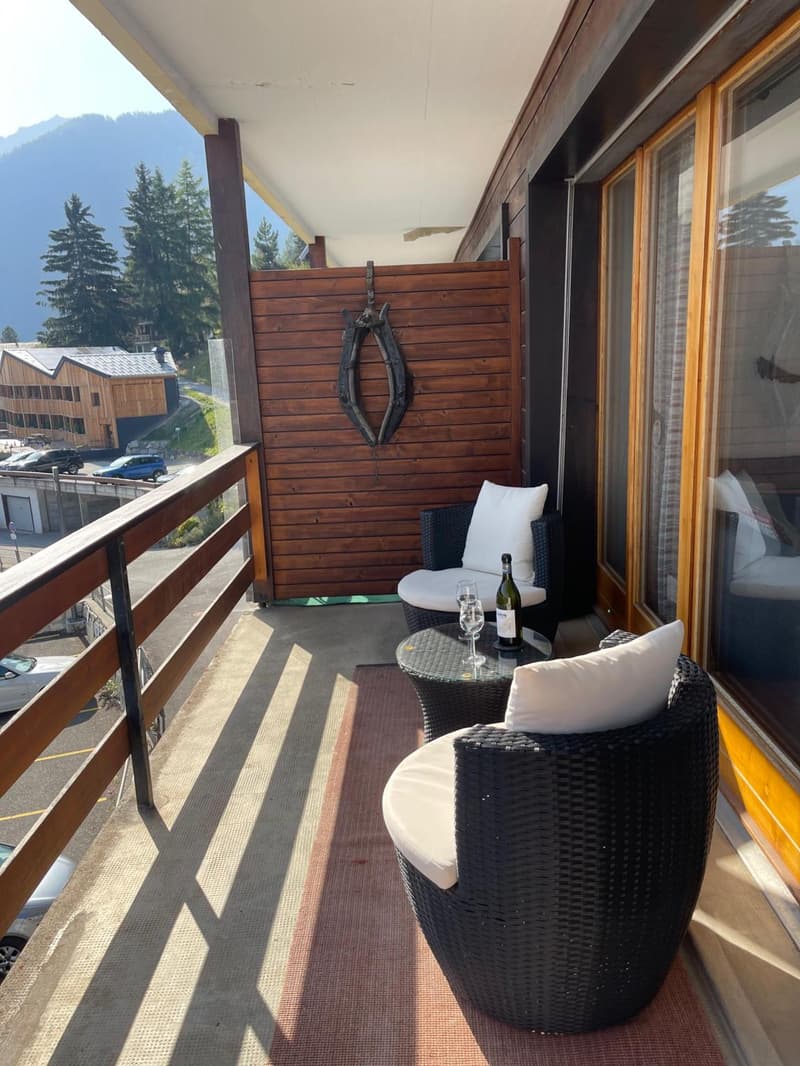 EN EXCLUSIVITE a vendre 2.5 pièces dans la station de la Tzoumaz 4 Vallées (10)