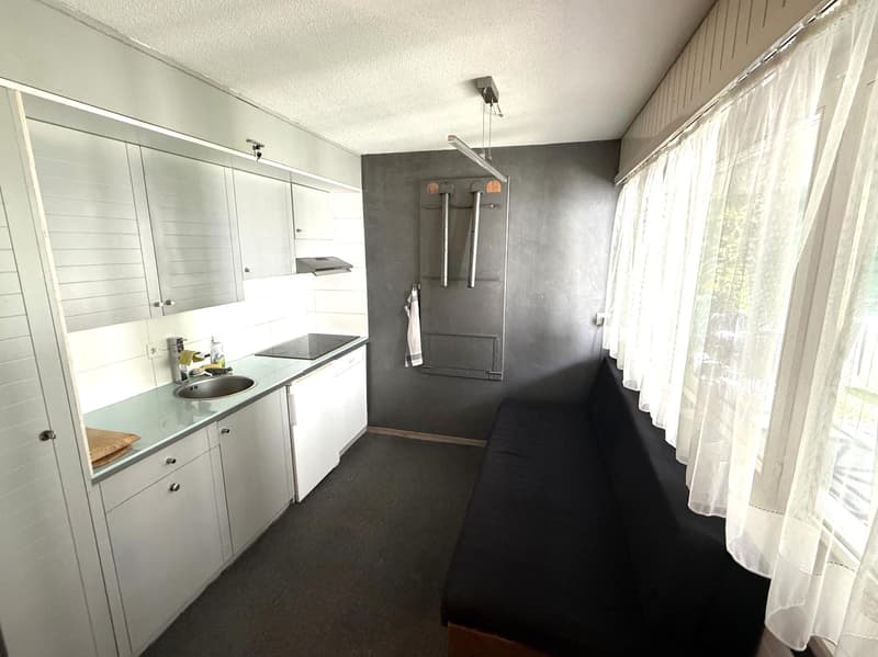 A vendre dans la station de la Tzoumaz studio avec place de parc intérieure (4)