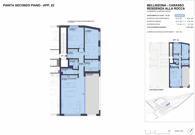 Residenza Alla Rocca - App. 6 Secondo piano - 3.5 locali (15)
