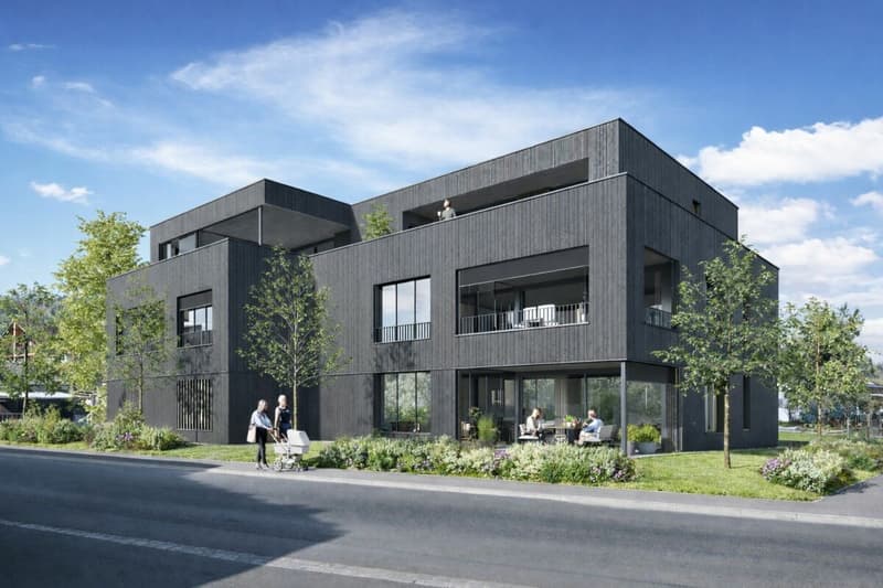 Neubauwohnung mit Gartenanteil an ruhiger Wohnlage (2)