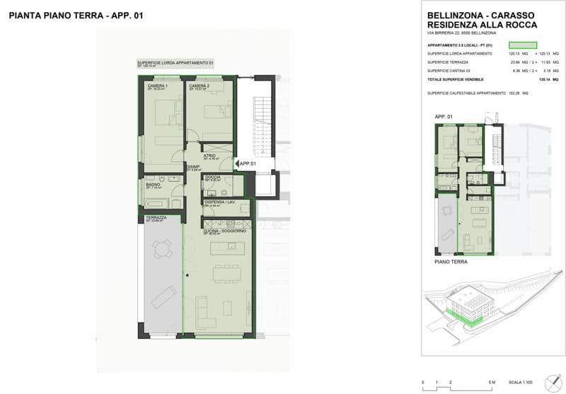 Residenza Alla Rocca - App. 1 Piano terra - 3.5 locali (12)