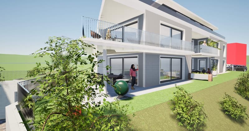 Moderne 4.5-Zimmer-Neubau-Wohnung mit Minergie-Standard in Aeschi (4)