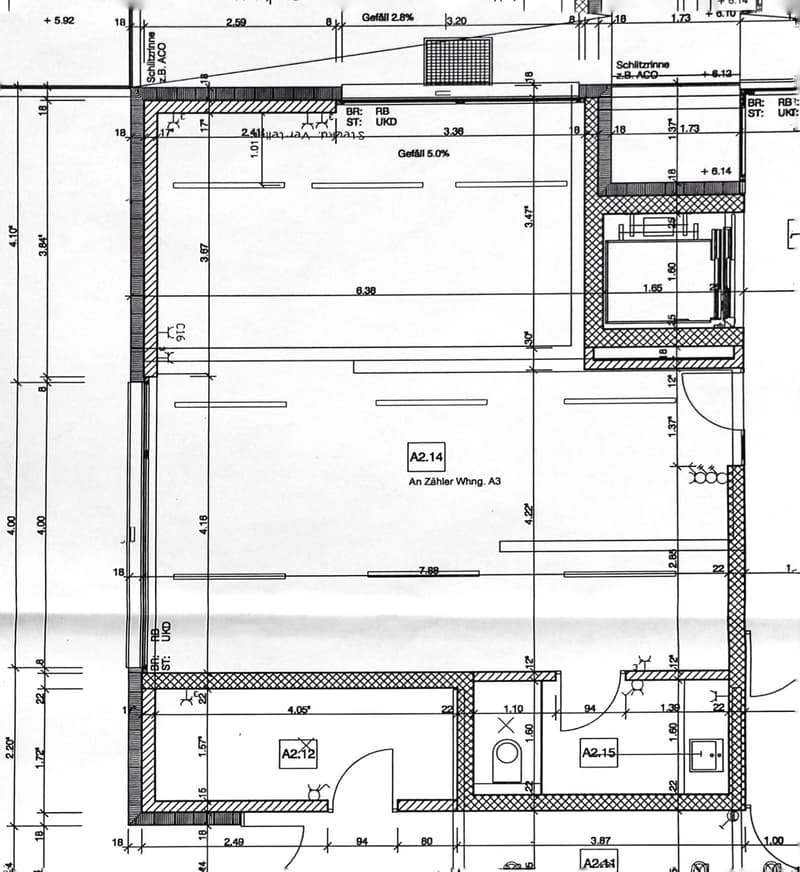 Helles 1.5-Zimmer-Büro im Erdgeschoss in Mellingen (7)