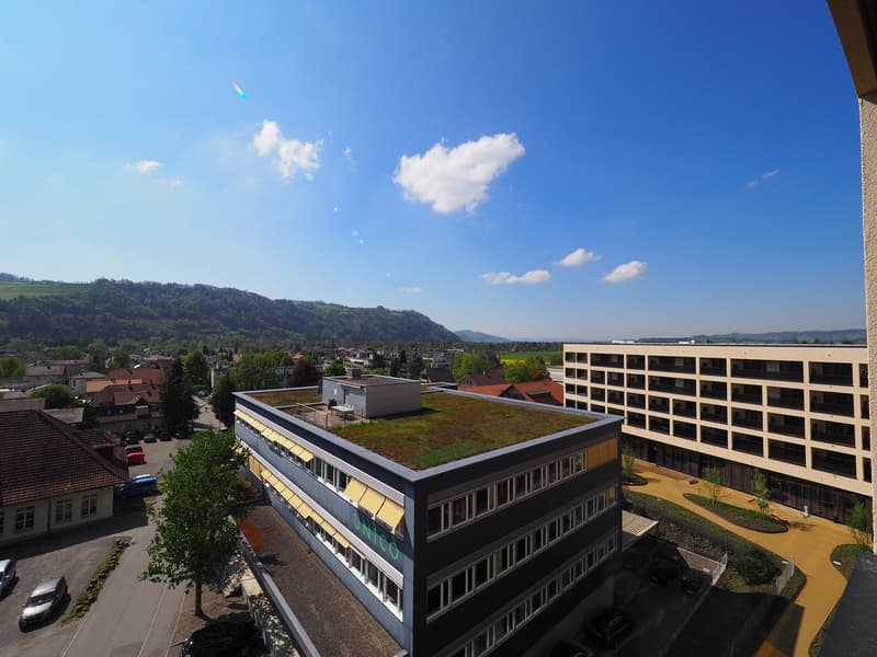 Ausblick vom Balkon