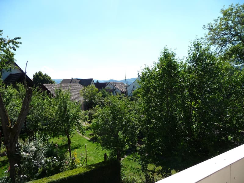 Aussicht vom Balkon