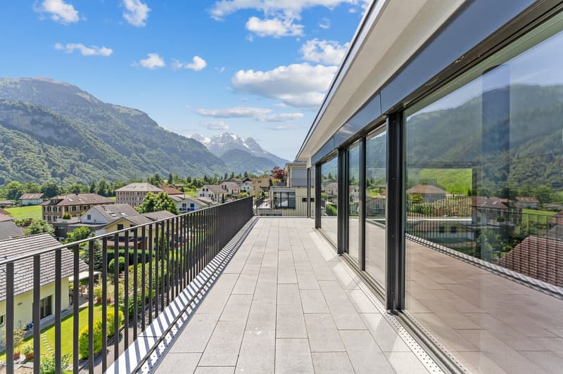 Charmante 4.5-Zimmer-Dachwohnung mit Bergblick in Dallenwil (1)