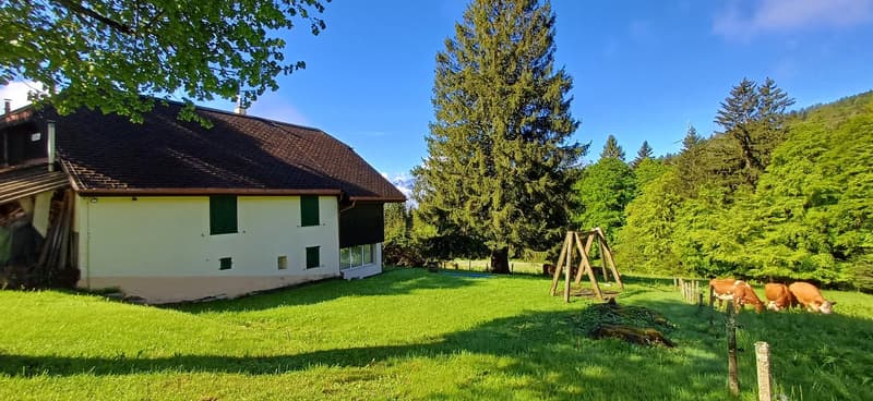 Ancienne colonie de vacances avec vue panoramique à Villard-sur-Chamby (2)