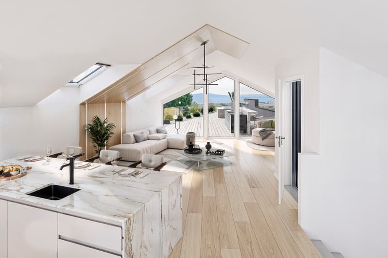 Duplex d'exception de 4,5 vue panoramique Vente sur plan (2)