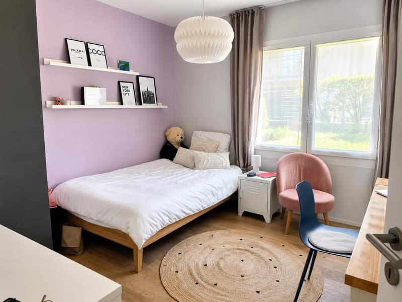 Appartement contemporain 5,5 pièces avec terrasse, jardin Vue Lac (7)