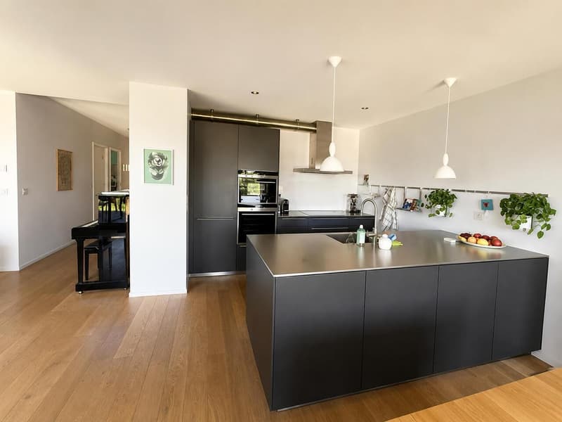 Appartement contemporain 5,5 pièces avec terrasse, jardin Vue Lac (3)