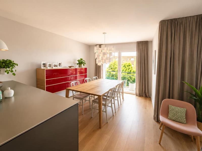 Appartement contemporain 5,5 pièces avec terrasse, jardin Vue Lac (4)