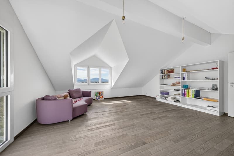 Spacieux duplex de 4,5 pièces Au coeur des vignes, vue Lac et Alpes (11)