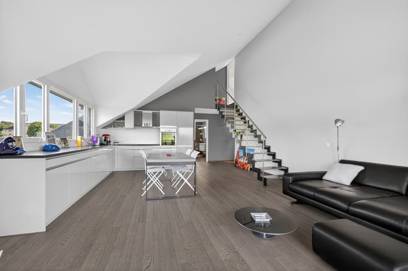 Spacieux duplex de 4,5 pièces Au coeur des vignes, vue Lac et Alpes (2)