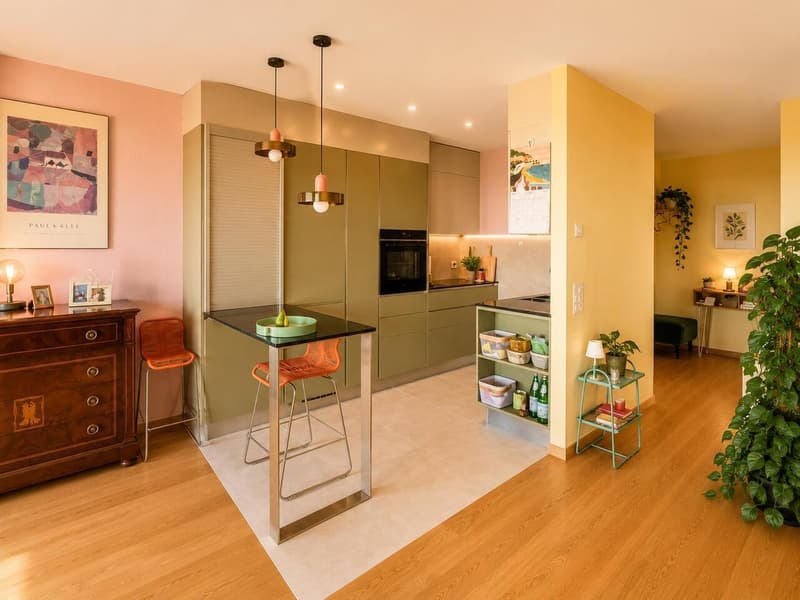 Bel appartement de 4.5 pièces Grand balcon avec vue Lac (3)