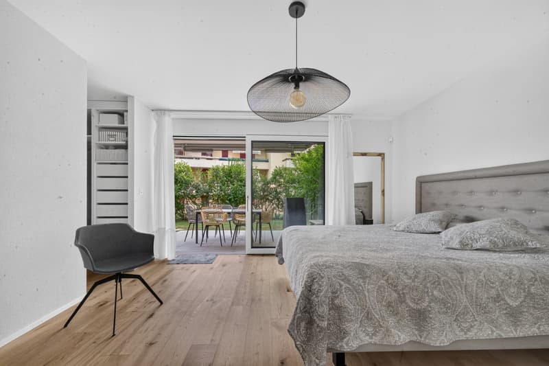 Bel appartement de 4.5 pièces Deux terrasses et jardin (7)