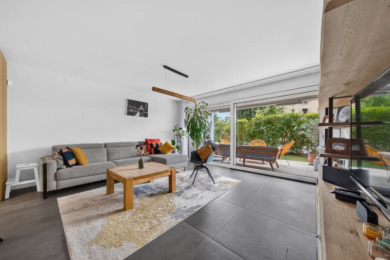 Bel appartement de 4.5 pièces Deux terrasses et jardin (4)