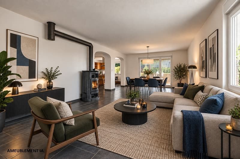 Duplex de 6.5 pièces Balcon, terrasse et jardin (1)