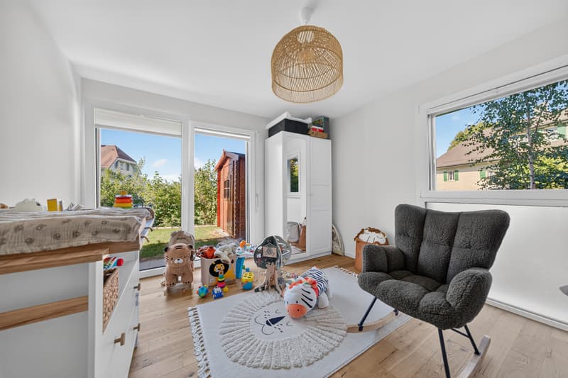 Bel appartement de 4.5 pièces Deux terrasses et jardin (8)
