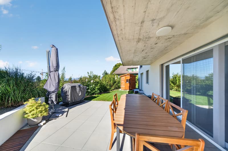 Bel appartement de 4.5 pièces Deux terrasses et jardin (7)