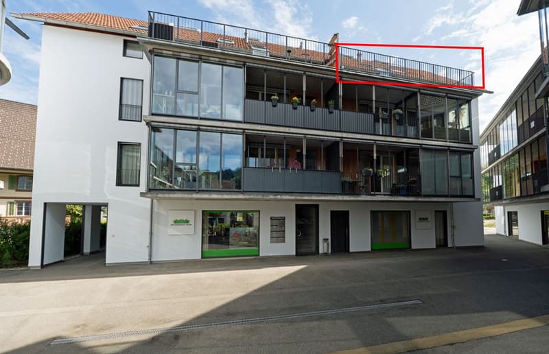 3.5 Zimmer Maisonette-Eckwohnung mit Balkon und Aussicht (12)