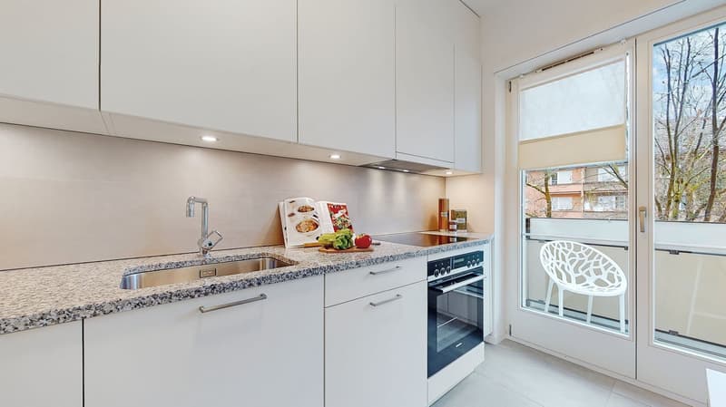 Grosszügige, renovierte 2.5-Zimmerwohnung (3)