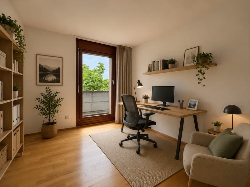 Appartamento di 4.5 locali con balcone e vista panoramica a Biel (8)