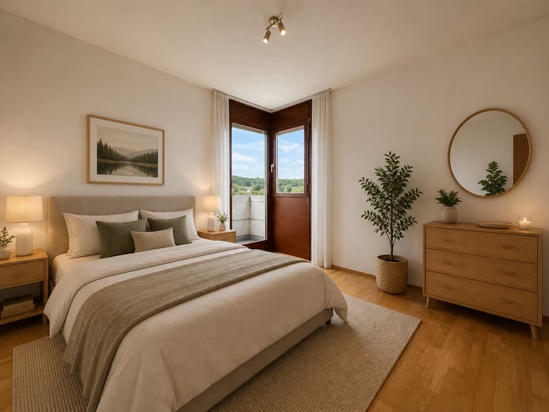 Appartamento di 4.5 locali con balcone e vista panoramica a Biel (6)