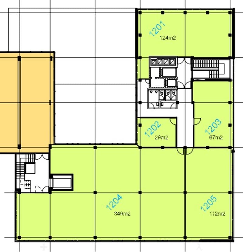 Neue erstelltes Büro-/Gewerberaum 349m2 BGF im 2.OG (6)