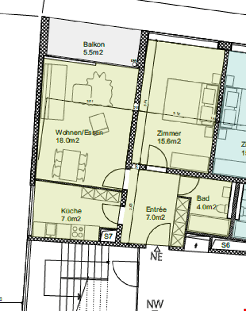 Sanierte 2-Zimmerwohnung direkt am Stadtpark (8)