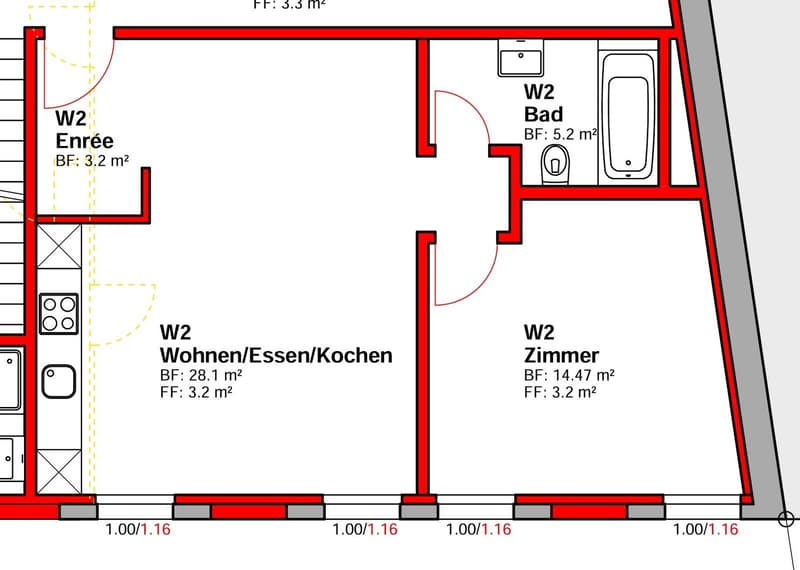Neu ausgebaute 2.5-Zimmerwohnungen (7)