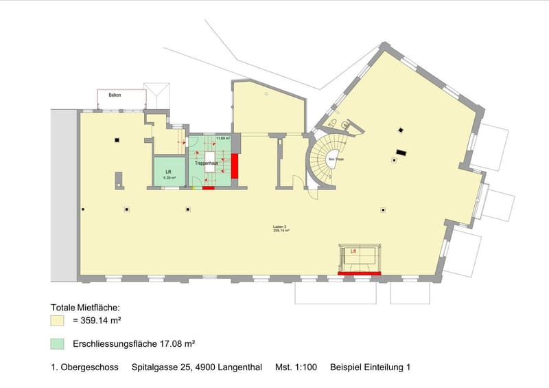 Attractive commercial and sales spaces in prime location in Langenthal (8)