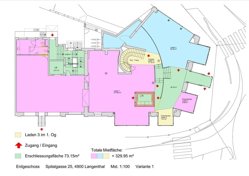 Attractive commercial and sales spaces in prime location in Langenthal (7)
